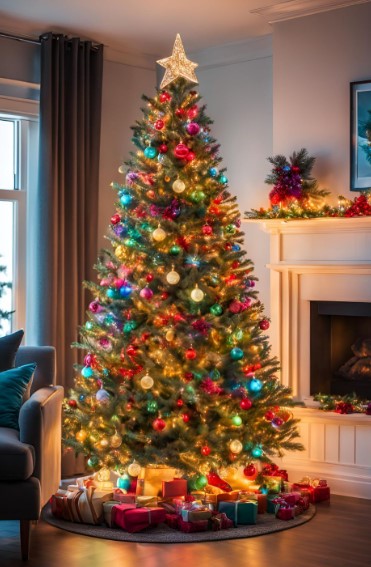 Colorful Christmas Tree