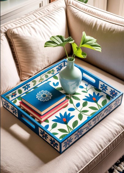 Colorful Table Trays