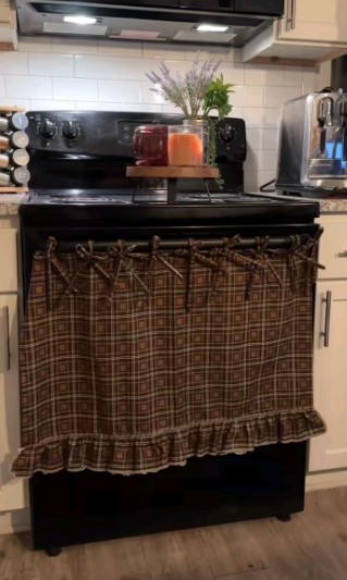 Conceal Appliances with a Curtain