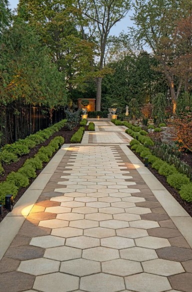 Concrete Pavers in Patterns
