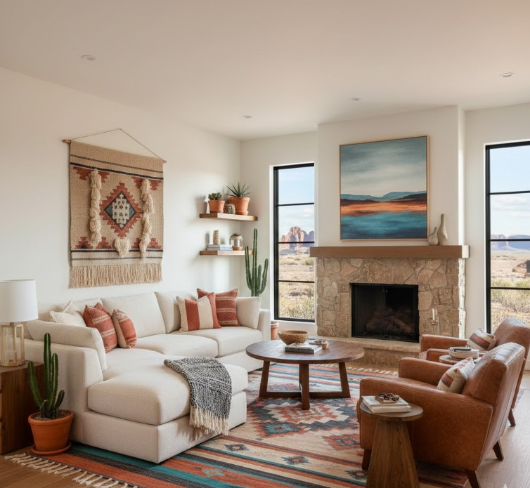 Contemporary Southwestern Vibes With Aztec Patterns