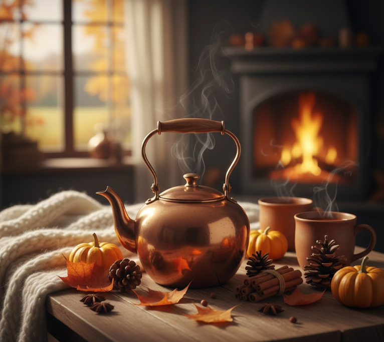 Copper Teapot Warmth