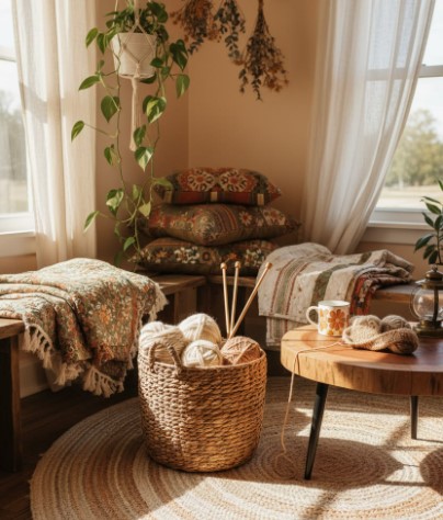 Cozy Corner Dedicated to Weaving