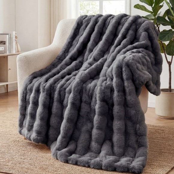Cozy Faux Fur Throws