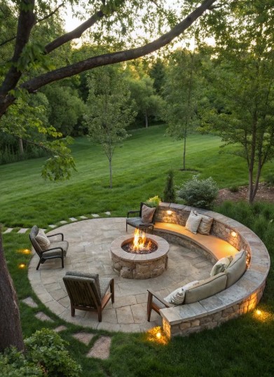 Cozy Fire Pit Circle