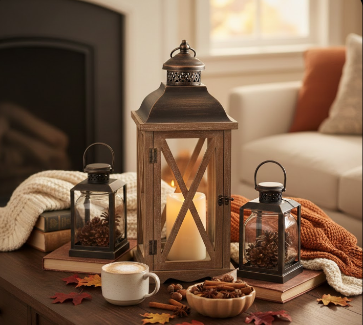 Cozy Lantern Display
