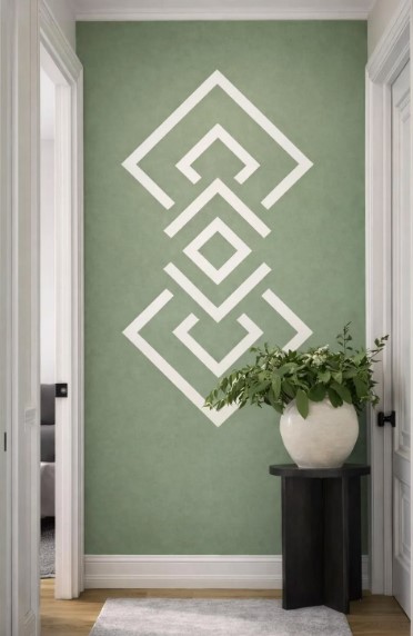 Create a Stenciled Accent Wall
