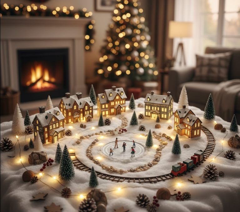Create a Winter Village Display