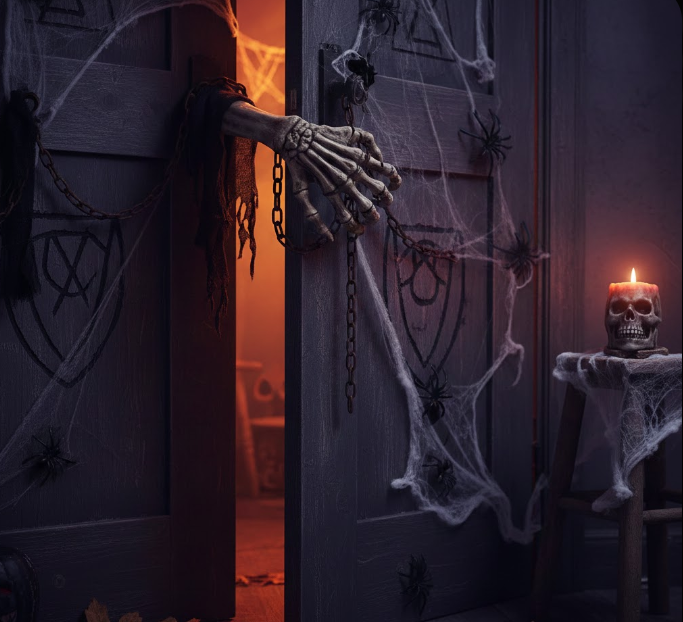 Creepy Hand Door Decor