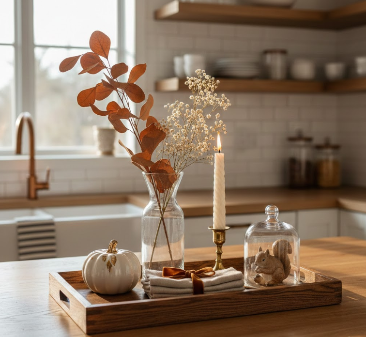 Crisp and Elegant Kitchen Accent