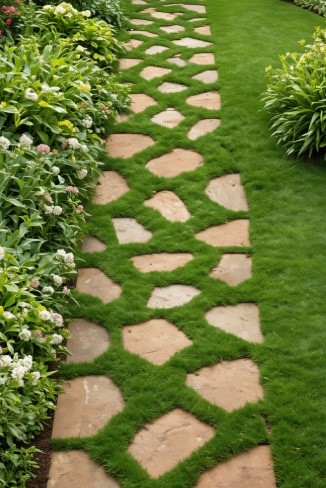 Crushed Brick Path