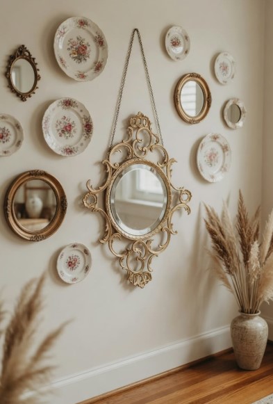Curate an Antique Mirror Gallery