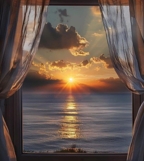 Curtains That Move Like a Sea Breeze
