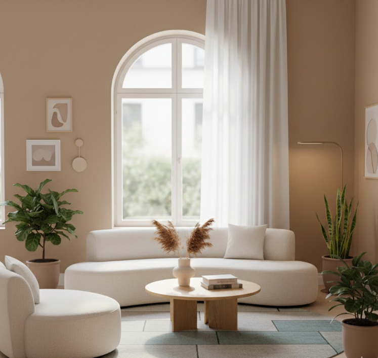 Curved Seating to Soften Corners