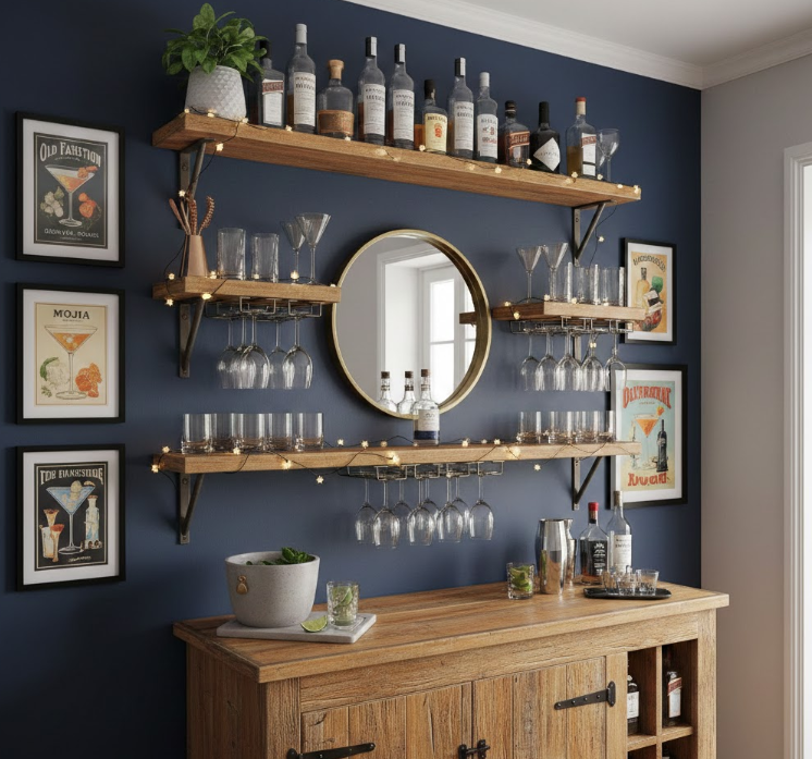 DIY Bar Wall