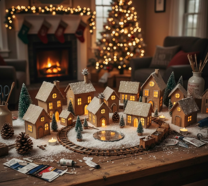  DIY Christmas Village