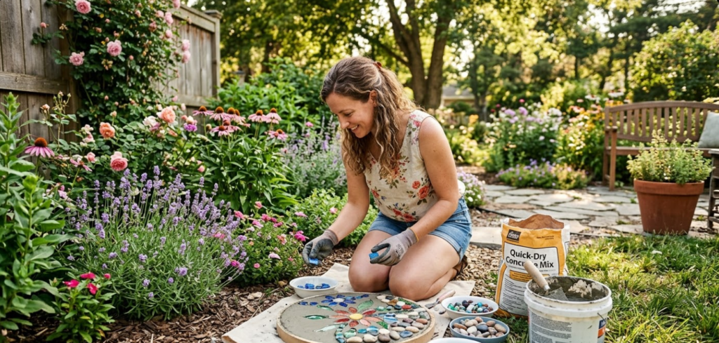 DIY Garden Stepping Stones