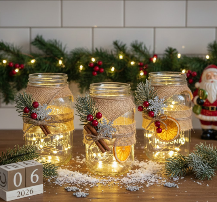 DIY Mason Jar Lanterns