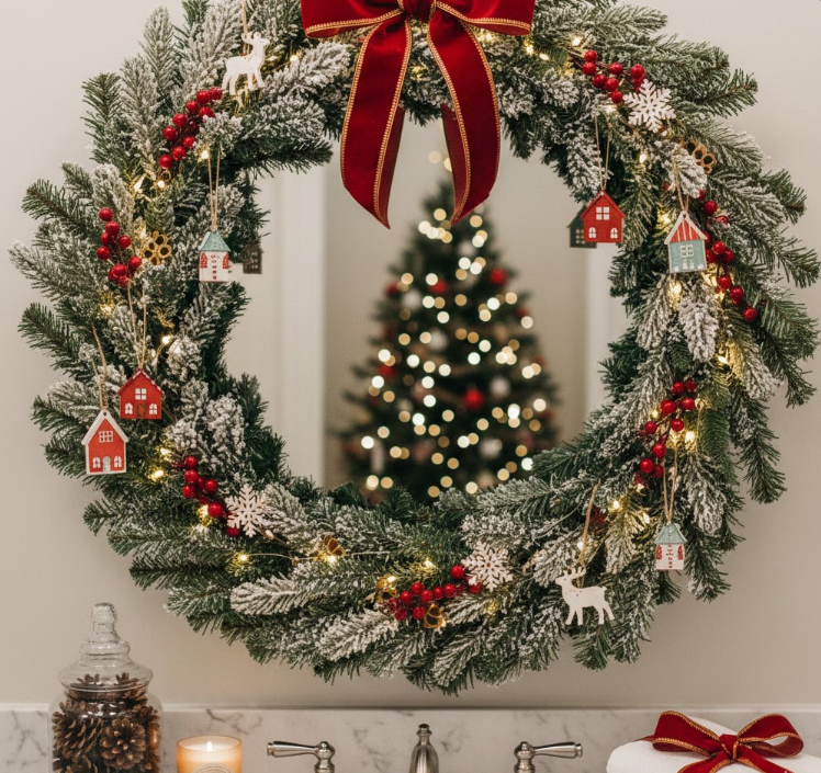 DIY Mirror Garland