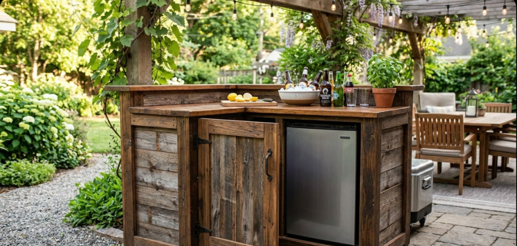 DIY Outdoor Refrigerator Box