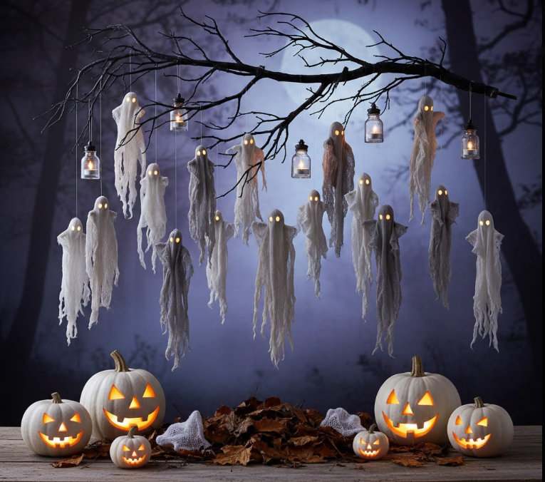 Dangly Ghost Branch Display