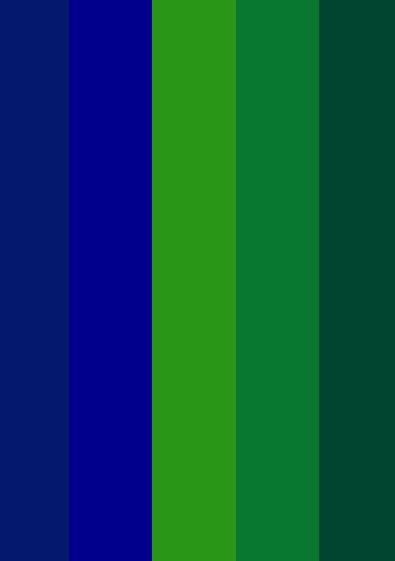 Dark Blue-Green