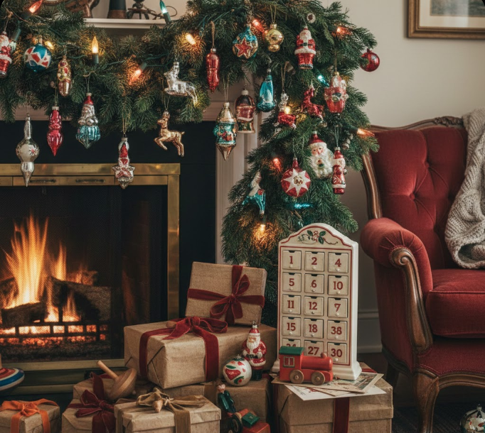 Deck the Halls with Vintage Ornaments