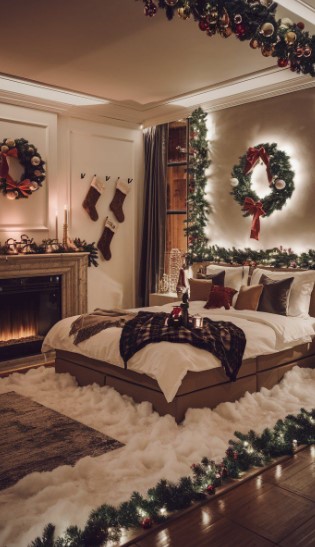 Decorate a Bedroom Christmas Tree