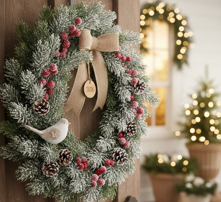 Decorating with Fresh Wreaths
