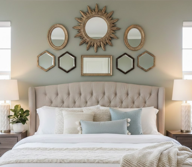 Decorative Mirrors Arrangement