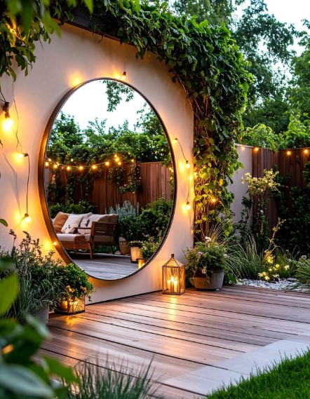 Decorative Outdoor Mirrors