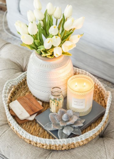 Decorative Tray with Curated Items