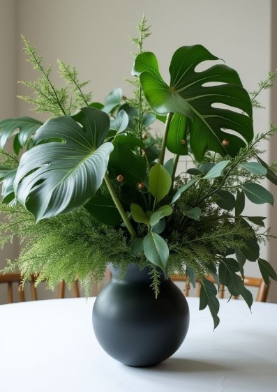  Decorative Vases with Greenery