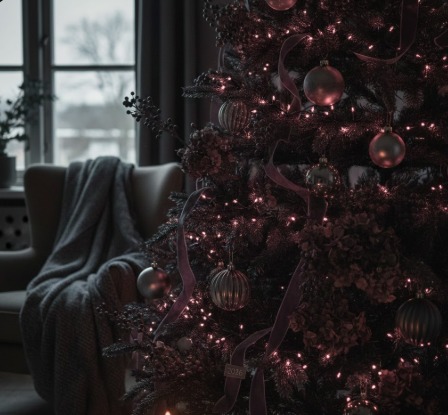 Deep Plum-Colored Lights