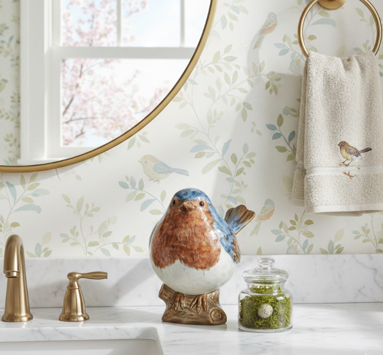 Display a Bird-Themed Hand Soap