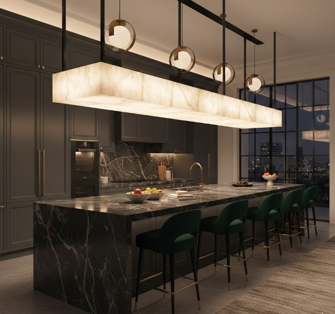 Dramatic Kitchen Islands