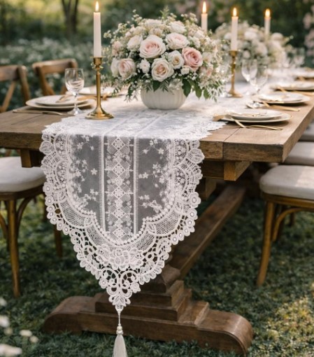 Dress Up Your Table with a Lace Runner