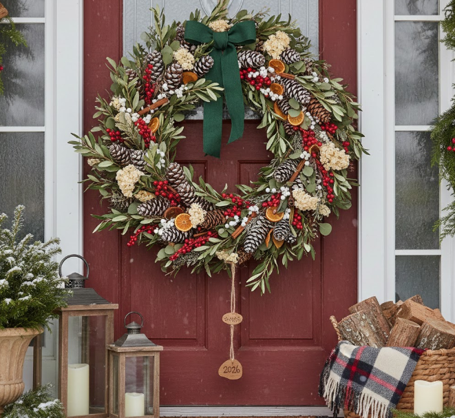  Dried Floral Wreath