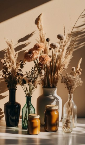 Dried Flowers and Grasses