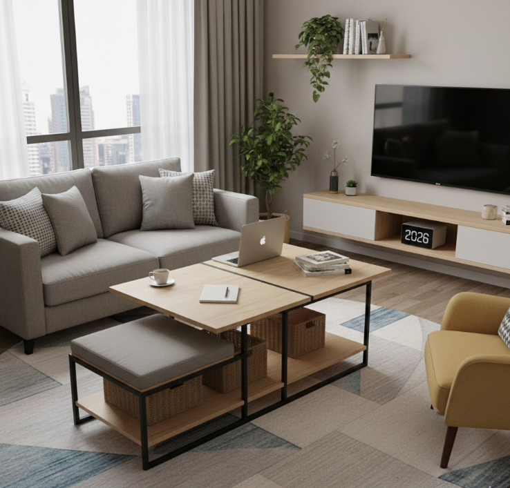Dual-Purpose Coffee Tables