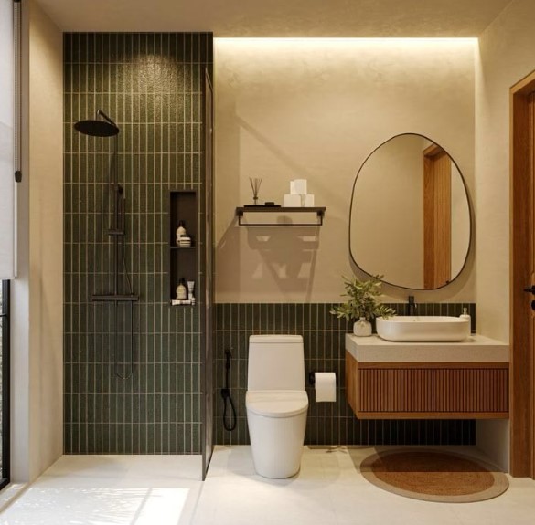 Earthy Bathroom