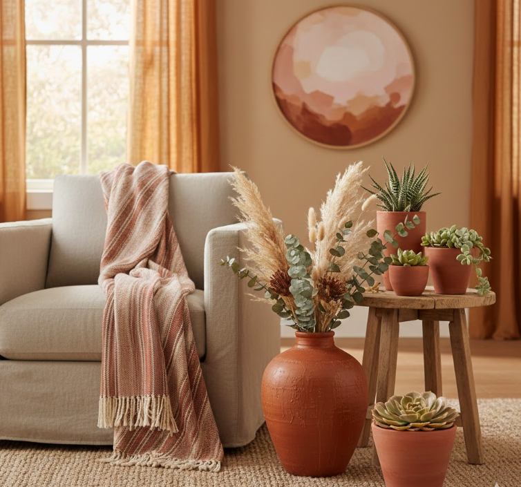 Earthy Terracotta Tones 