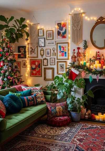 Eclectic Christmas Decor
