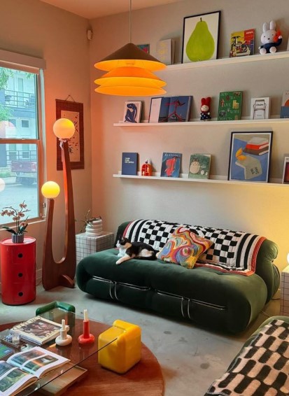 Eclectic with Vibrant Accents