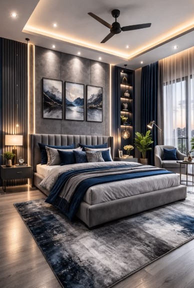 Elegant Gray Bedroom Designs