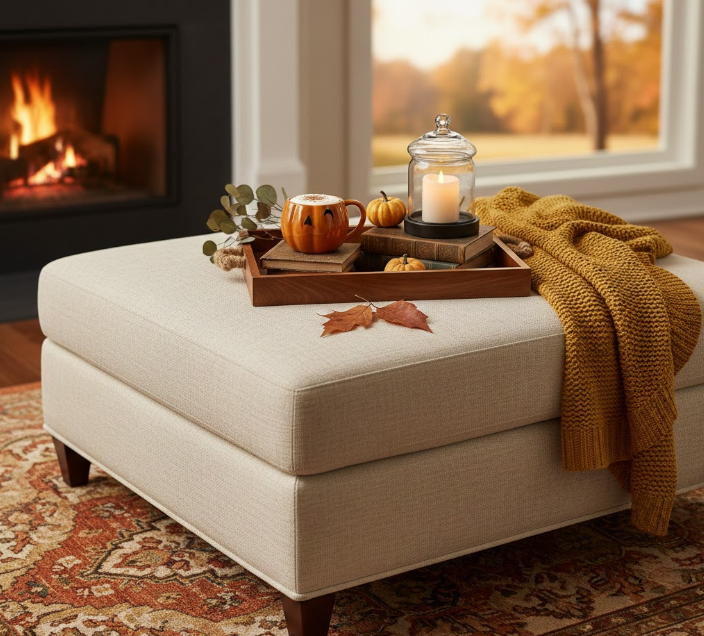 Elegant Ottoman Display