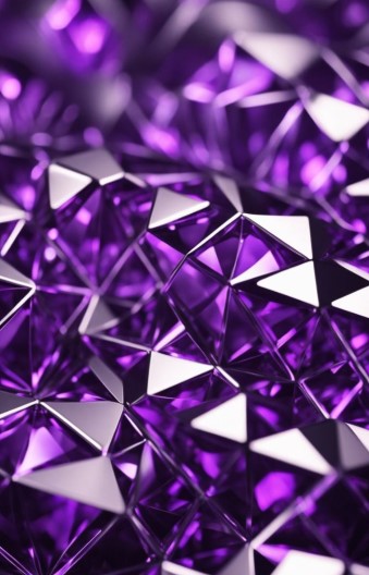 Elegant Purple and Silver