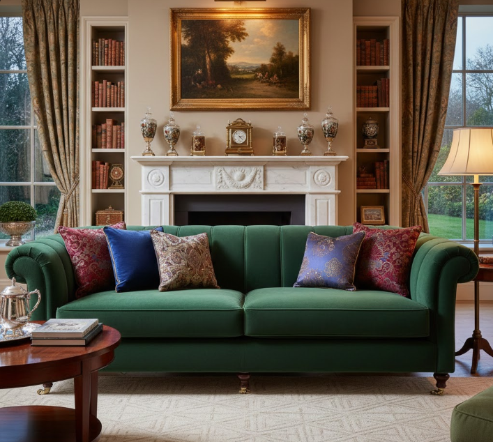 English Arm Club Sofa
