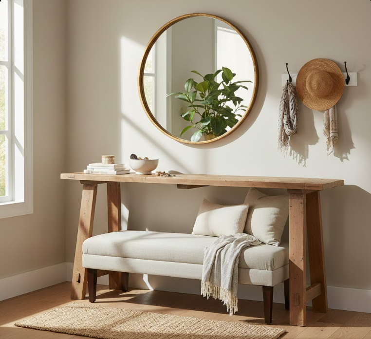 Entryway Benches and Consoles