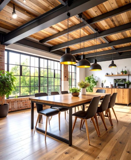 Exposed Ceiling Beams